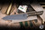 Microtech Utility Kitchen Knife Ultem 6" M390 Stonewash DLC 3400-1DLCULS