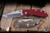 Rick Hinderer Knives XM-24 Red G10 Stonewash Bronze 4" S45VN Harpoon Spanto Stonewash