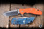 Rick Hinderer Knives XM-24 Folding Knife Orange G10 4" S45VN  Harpoon Spanto Stonewash