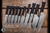 Microtech/Bastinelli Kitchen Knife 10 Piece Set Custom Stingray Black M390 Stonewash