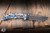 Spartan Blades SHF SF5 Harsey Custom Folder Knife Midnight Bloom Titanium 4" Damascus Drop Point