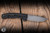 Preowned  Kansept AGI Frame Lock Knife Copper Carbon Fiber/Titanium 2.9" Black Stonewash)