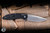 Preowned-Pro-Tech Cambria 2 Manual Folding Knife Black Aluminum TechnoCarbo Inlay 3.5" MagnaCut Drop Point Stonewash