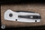 Preowned-ProTech Runt 5 Automatic Folding Knife Silver 1.9" 20CV Reverse Tanto Black R5203-SILVER