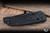 Preowned-Hogue Knives Deka Folding Knife Black G10 3.25" Wharncliffe Black 24266