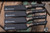 Microtech Kitchen Cutlery Steak Knife Set Black Carbon Fiber/Bronze Accent 4.5" M390 DLC 3600B-1SETDLCCFS