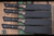 Microtech Kitchen Cutlery Steak Knife Set Black Carbon Fiber/Bronze Accent 4.5" M390 DLC 3600B-1SETDLCCFS