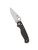 Spyderco Button Up Folding Knife Black Carbon Fiber 3.27" 8Cr13MoV Satin Part Serrated C275CFPS