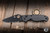 Spyderco Button Up Folding Knife Carbon Fiber/G10 3.27" 8Cr13MoV Serrated Black Oxide  SC275CFPSBK