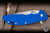 Hinderer XM-24 Tri-Way Blue G10 4" S45VN2 Harpoon Spanto Stonewash w/ Working Finish