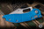 Microtech Stitch Automatic Folding Knife 6061-T6 Standard Blue  3.75" M390 Stonewash 169-10BL