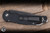 Preowned-Limited Edition- ProTech TR-4 Tactical Response Automatic Folding Knife Silver Skull Inlay 4" DLC Black