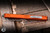 Preowned-Microtech Ultratech OTF Automatic Knife Orange 3.4" Stonewash Dagger Serrated 122-12OR