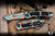 Heretic Knives Wraith V4 Automatic Folding Knife Cel Shade Shipwreck Aluminum 3.6" MagnaCut Tanto HK-H100-CS-SHIP