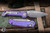 Microtech Marfione Select LUDT Gen III Automatic Folding Knife Purple Haze Anodized Titanium w/ Purple Accents Double Vapor Blast 3.4" M390 Stonewash 1135-10MS9