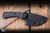 Half Face Blades Beef Harpoon Back Country Fixed Blade Black Canvas Micarta 2.5" S45VN  EK-289