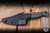 Half Face Blades Chef Knife Ancient Bog Oak 10" S45VN