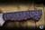 Half Face Blades Large Filet Knife Purple G10 Chaos Grip 9" S45VN