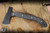 Half Face Blades Camp Hatchet Textured Black Canvas Micarta 2.5" CPM3V