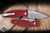 Three Rivers Manufacturing Neutron 2 Folding Knife Ruby Red G10 3" MagnaCut TRM-N2LL-RRD-MC
