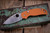 Spyderco Sage 6 Button Release Burnt Orange G10 3" REX 121 Satin C123GPBOR