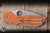 Spyderco Chaparral Folding Knife Burnt Orange G10 2.8" REX 121 Satin C152GPBOR