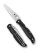 Spyderco Charisma Lightweight Folding Knife Black FRN 3" BD1N Satin Plain C259PBK