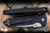 ProTech Rockeye Custom Automatic Folding Knife Solid Black  6061 Aluminum 3.38" Magnacut Drop Point Stonewash PT-LG3101