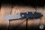 Rick Hinderer Knives EKlipse Non-Flipper 3.5" Spearpoint Magnacut Knife Black/Blue G10, Battle Blue Stonewash