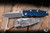 Rick Hinderer Knives EKlipse Non-Flipper 3.5" Spearpoint Magnacut Knife Blue/Black G10, Working Finish Stonewash