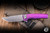 MachineWise Sonora Button Lock Folding Knife Pink Ripple Titanium 3.35" S90V Stonewash 1744