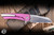 MachineWise Mojave Folding Knife Pink Grenade Titanium 3.45" S90V Stonewash 956