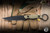 Toor Knives Serpent S Fixed Blade Knife Ranger Green G10 3.75" M4 Drop Point Stonewash KG Gunkote