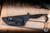 Skallywag Tactical Echo Wing Fixed Blade Knife G10 2.75" D2 Drop Point Black
