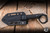 Skallywag Tactical Defense Driver Fixed Blade Knife G10 2.8" D2 Black