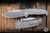 Demko Knives MGAD20 XXX Folding Knife Smooth Titanium 3.6" 3V Drop Point, Thumb Stud EK-3012