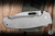 Demko Knives MGAD20 XXX Folding Knife Smooth Titanium 3.6" 3V Drop Point EK-3013