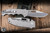 Demko Knives MGAD20 Folding Knife FG Textured Titanium 3.6" 3V Clip Point EK-3024