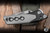Poikilo Blade Cyberkuza S1 Folding Knife Titanium 4.1" M398 Tanto Pearlescent Stonewash EK-3038
