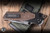 Poikilo Blade Cyberkuza S1 Folding Knife Rusty Tank Titanium 4.1" M398 Tanto Dark Stonewash EK-3039