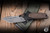 Poikilo Blade Cyberkuza S1 Folding Knife Rusty Tank Titanium 4.1" M398 Tanto Dark Stonewash EK-3039