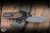 Poikilo Blade Cyberkuza S1 Folding Knife Rusty Tank Titanium 4.1" M398 Tanto Dark Stonewash EK-3039