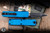 Microtech UTX-85 Gen IV OTF Automatic Knife Blue Aluminum 3" M390 D/E Dagger Black 12324-1BL
