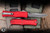 Microtech Hera II Mini OTF Automatic Knife Red Aluminum 3" M390 Recurve Apocalyptic Stonewash 1705M-10APRD