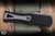 Preowned-Microtech Hera OTF Knife Black 3" M390 Dagger Apocalyptic Stonewash Serrated 702-12AP