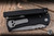 Chaves Knives/ProTech 229 Redencion Automatic Folding Knife Black Spiral Stipple Aluminum 3.3" S35VN Tanto Stonewash