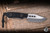 Heretic Knives Kobold Fixed Blade Knife Black G10 2.8" MagnaCut Bowie Battleworn H065-5A-BLK-G10