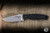 Defiant 7 Ace Fixed Blade Knife Textured Black G10 4.75" AEB-L Drop Point Stonewash