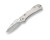 Buck Knives 726 Mini Spitfire Folding Knife Gray Aluminum 2.75" 420HC Drop Point  0726GYS