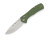 Buck Knives 791 Range Pro Folding Knife Textured Green Glass Filled Nylon 3.38" 154CM Drop Point Satin